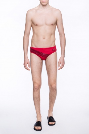 Logo-printed swimming briefs, zdjęcie 2 Logo-printed swimming briefs od EA7 Emporio Armani